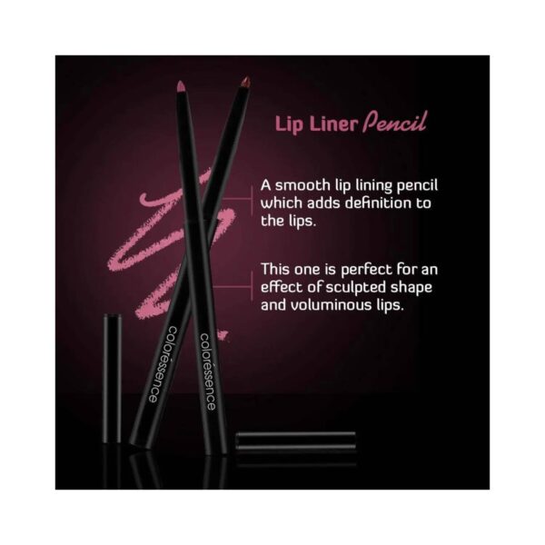 Coloressence Long Stay Opaque Finish Creamy Definer Lip Liner Pencil - Rust (0.25g) - Coloressence