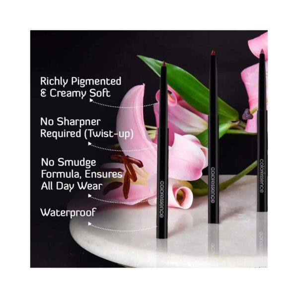 Coloressence Long Stay Opaque Finish Creamy Definer Lip Liner Pencil - Rust (0.25g) - Coloressence