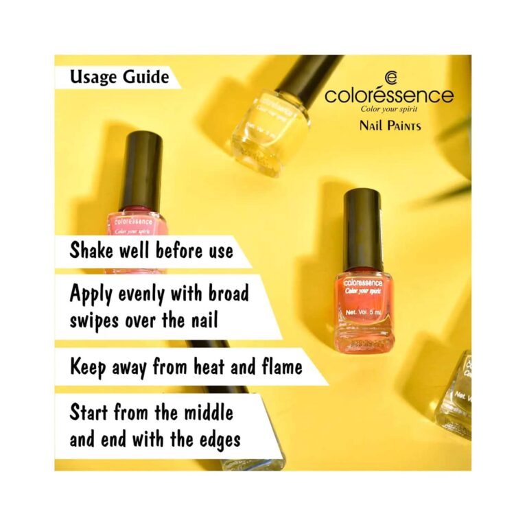 Coloressence Regular Nail Paint - Shy Rose (10ml) - Coloressence