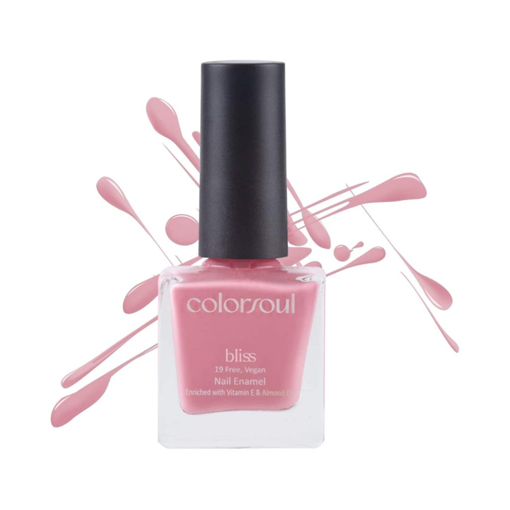 Colorsoul Bliss Nail Enamel - B01 Breezy Pink (8ml) - Colorsoul