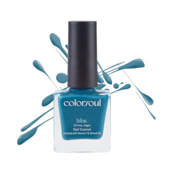Colorsoul Bliss Nail Enamel - B21 Teal Delight (8ml) - Colorsoul