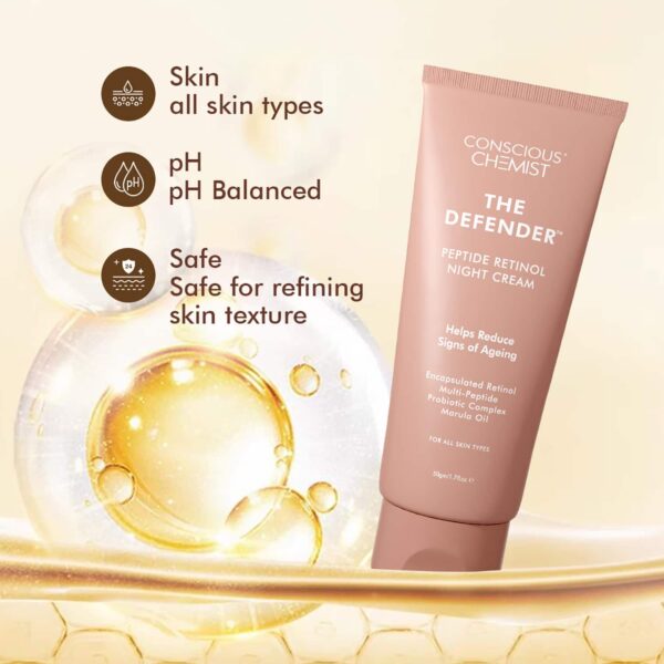 Conscious Chemist 0.2% Retinol Anti aging Night Cream , Reduces Fine lines & Wrinkles (50g) - Conscious Chemist