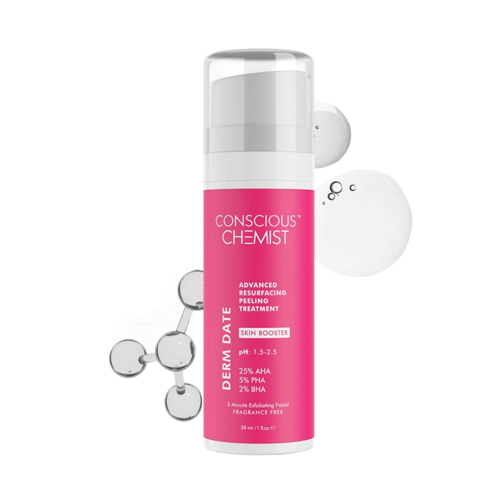 Conscious Chemist 25% AHA, 2% BHA, 5% PHA Resurfacing Anti Aging Peeling SolutionSerum (30ml) - Conscious Chemist