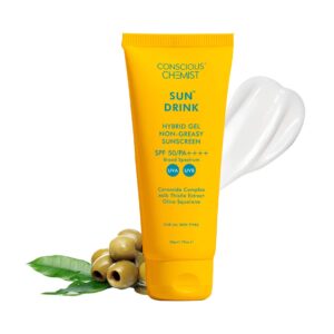 Conscious Chemist Hybrid Sunscreen SPF 50 PA++++, For Dry Ski with Ceramide (50gm) - Conscious Chemist