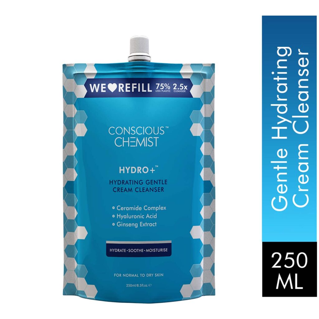 Conscious Chemist Hydrating Face Wash Refill Pack For Dry Skin (250ml) - Conscious Chemist