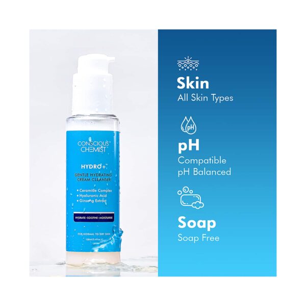 Conscious Chemist Hydrating Gentle Face Cleanser + Refill Pack (350ml) - Conscious Chemist