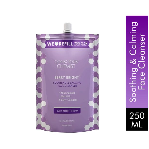 Conscious Chemist Pore Refining Brightening Face Wash Refill Pack (250ml) - Conscious Chemist