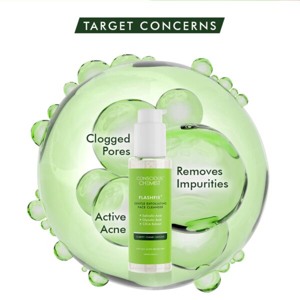 Conscious Chemist Salicylic Acid Face Wash Refill Pack For Oily Acne Prone Skin (250ml) - Conscious Chemist
