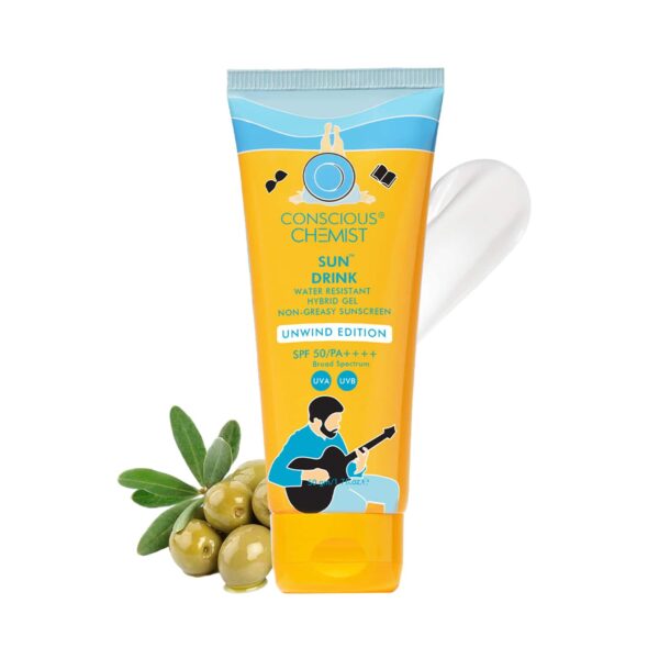 Conscious Chemist Unwind Edition Water Resistant Hybrid Sunscreen with Ceramides- SPF 50 PA++++ (50g) - Conscious Chemist