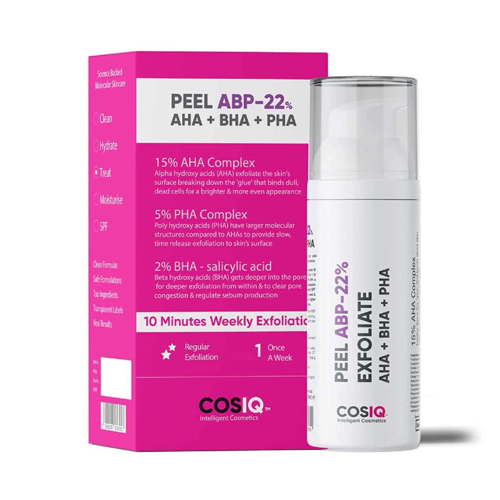 COSIQ ABP-22% Weekly Exfoliating Peeling Solution (30ml) - COSIQ