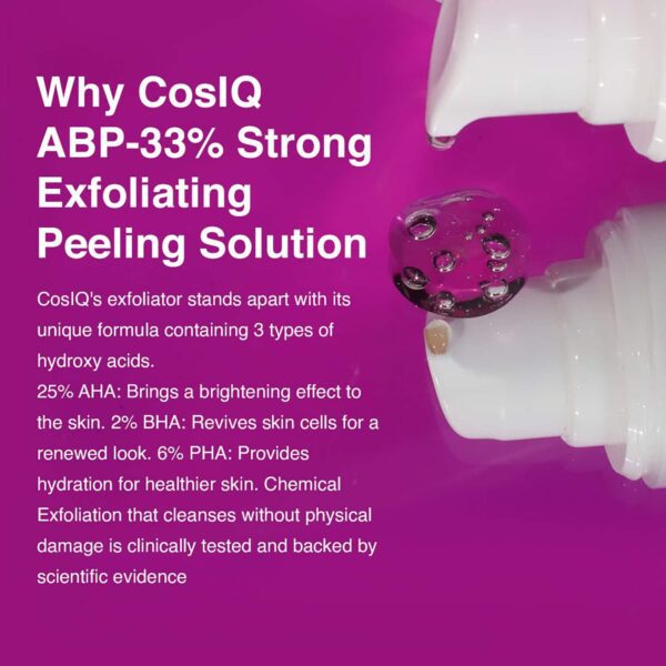 COSIQ ABP-33% Strong Exfoliating Peeling Solution (30ml) - COSIQ