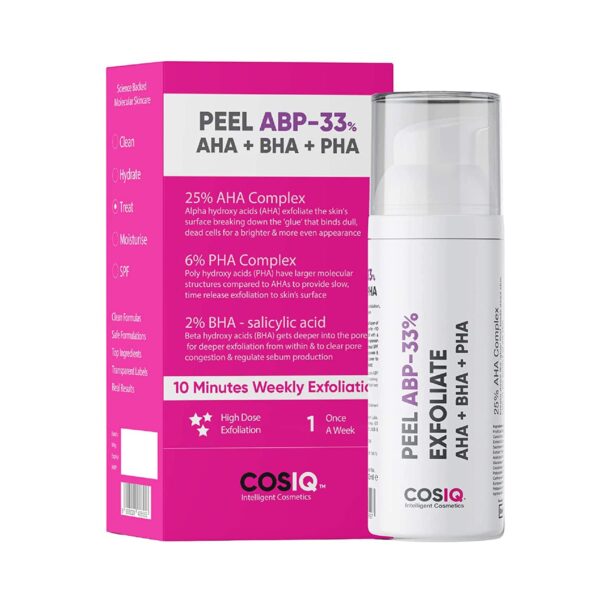 COSIQ ABP-33% Strong Exfoliating Peeling Solution (30ml) - COSIQ