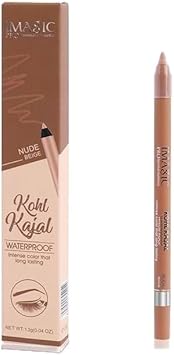 COSLUXE IMAGIC IMAGIC Nude Beige Kohl Matte Kajal Pencil Waterproof 1.3g | Long-Lasting, Smudge-Proof Eyeliner for Bold & Precise Eye Makeup