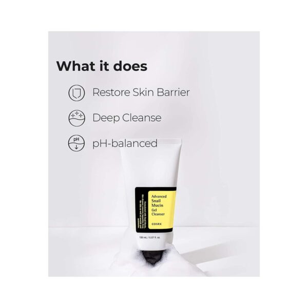 COSRX Advanced Snail Mucin Gel Cleanser (150ml) - COSRX