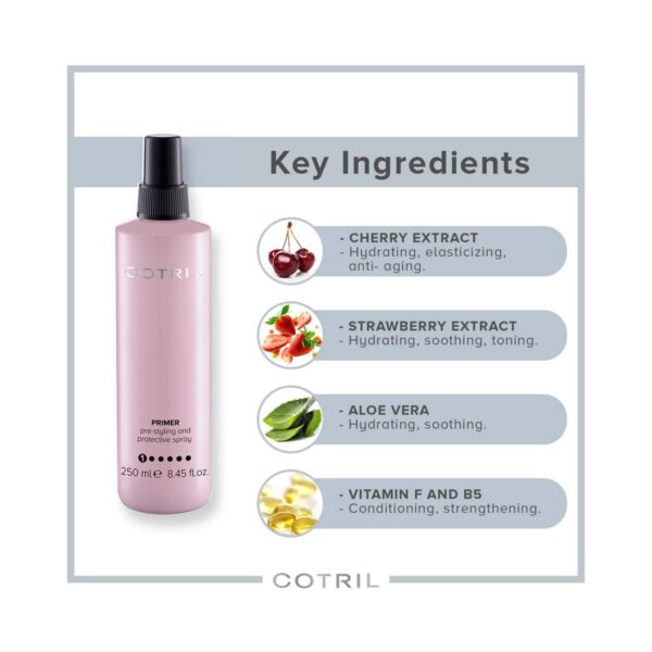 COTRIL Primer Pre-Styling And Protective Hair Spray (250 ml) - COTRIL