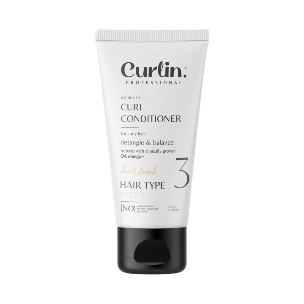 Curlin Professional Moisturizing Curly Hair Conditioner (50 g) - Curlin Professional