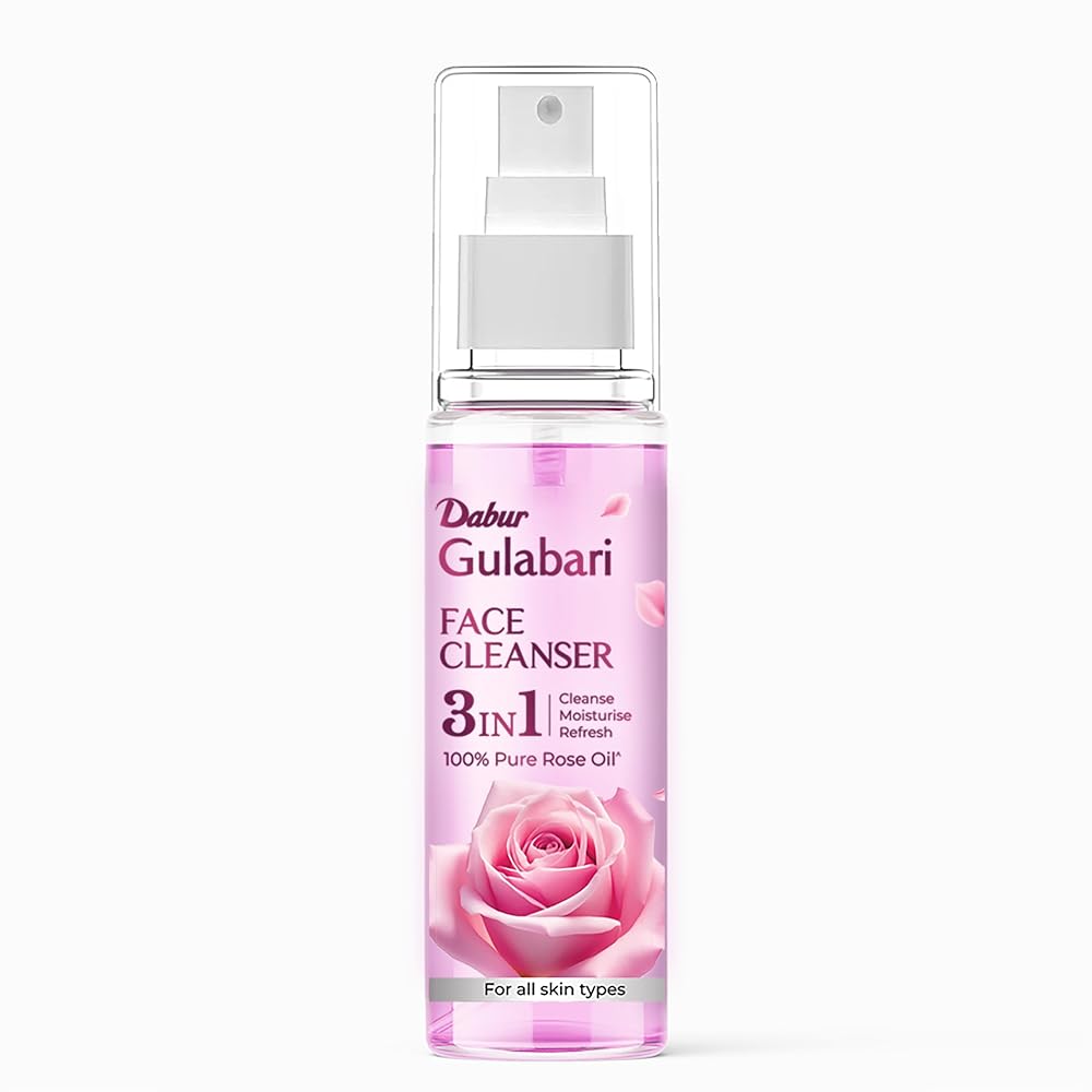 Dabur Gulabari Rose Glow Face Cleanser, Pack of 1,100 Ml