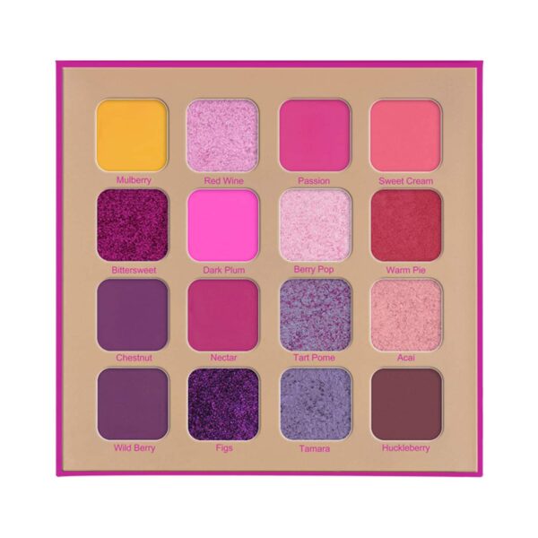 Daily Life Forever52 16 Color Eyeshadow Palette Berry Breeze BRZ003 (24gm) - Daily Life Forever52
