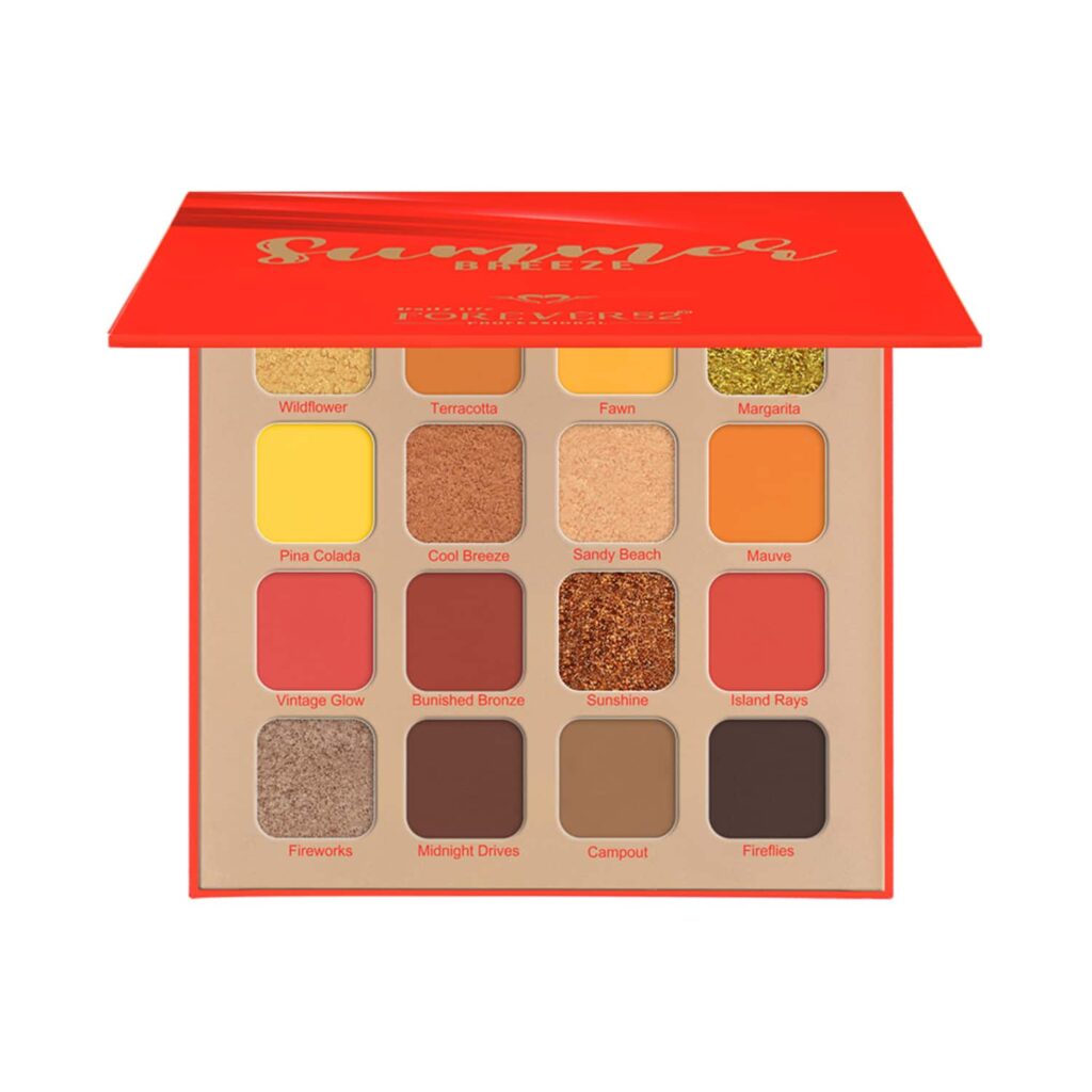 Daily Life Forever52 16 Color Eyeshadow Palette Summer Breeze BRZ004 (24gm) - Daily Life Forever52