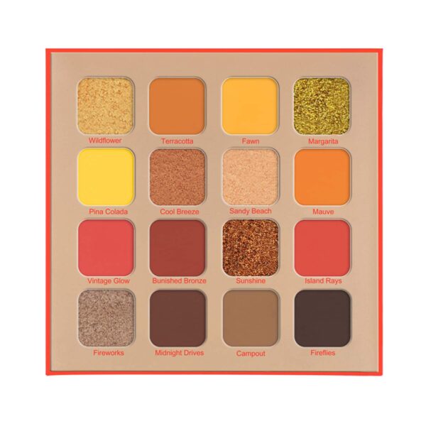 Daily Life Forever52 16 Color Eyeshadow Palette Summer Breeze BRZ004 (24gm) - Daily Life Forever52
