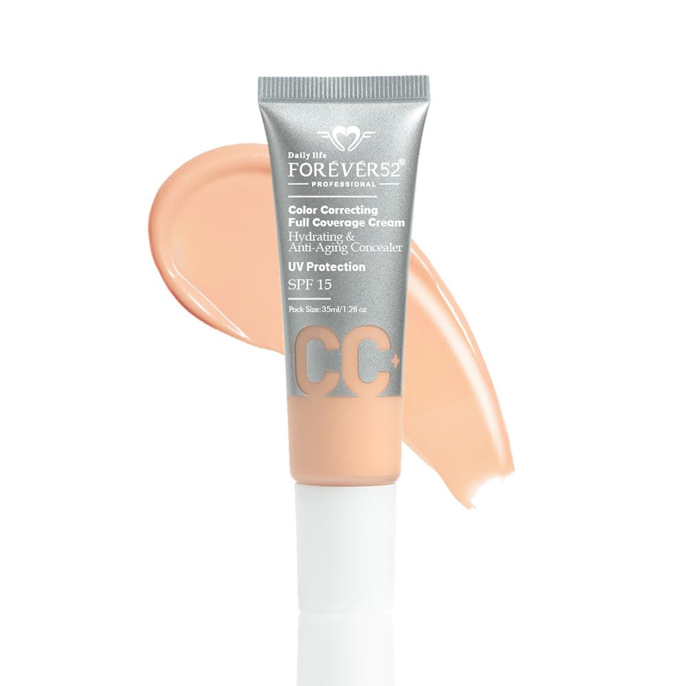 Daily Life Forever52 Color Correcting Full Coverage CC Cream | Conceals Dark Spots and Blemishes (Breezy-002)