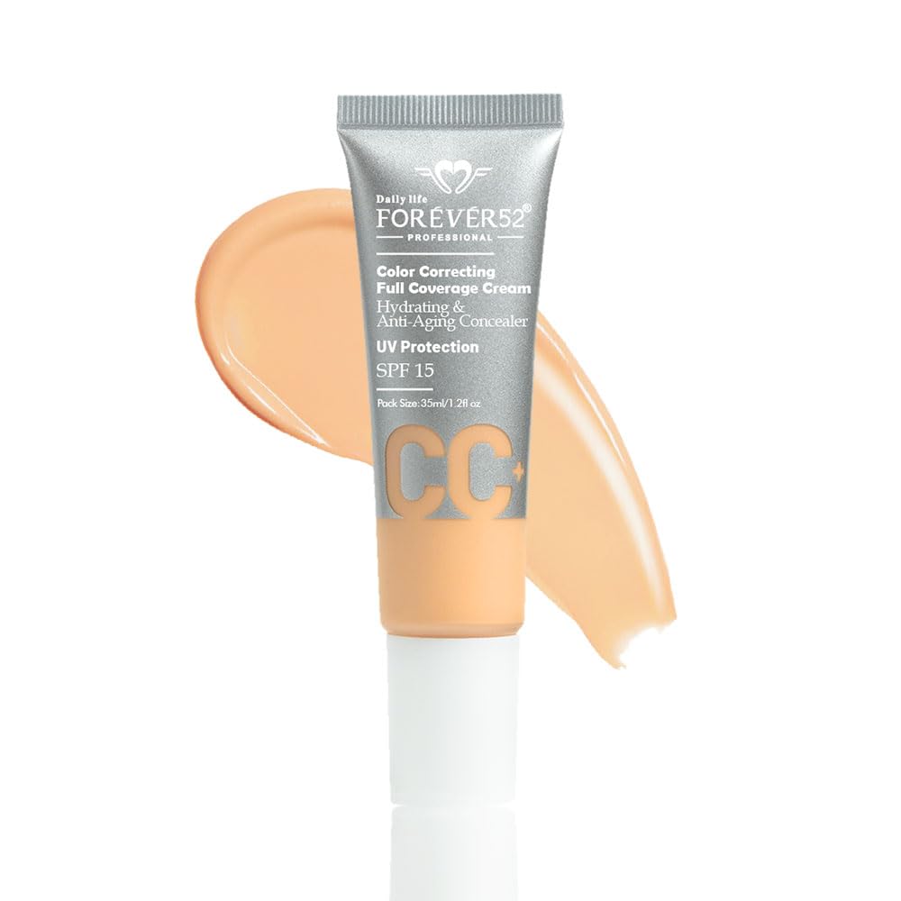 Daily Life Forever52 Color Correcting Full Coverage CC Cream | Conceals Dark Spots and Blemishes (Greige) - (004)