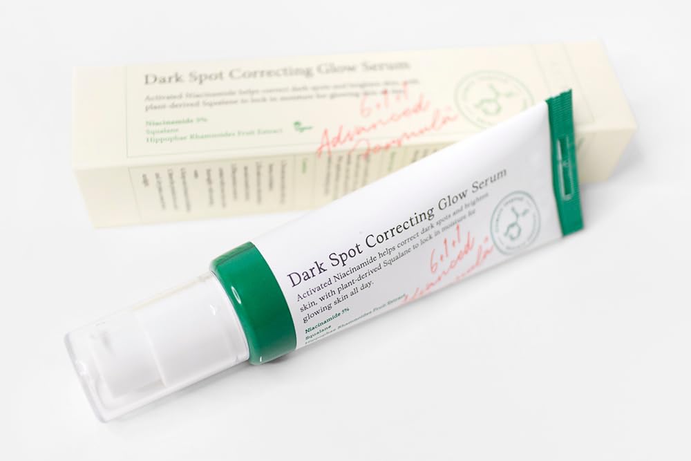 Dark Spot Corrector Glow Serum 50ml / 1.69 fl. oz, brightening serum,Korean Skin comes along with a squalane,niacinamide, ceramide