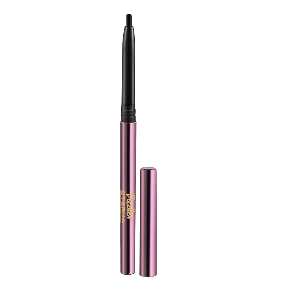 DAZLLER Eterna Kohl Definer, 0.35G, Black - Waterproof, Smudge-Proof, Matte Kohl Pencil With Ultra-Rich Pigments