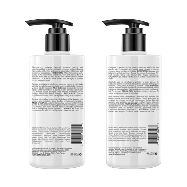 De Fabulous Reviver Hair Repair Shampoo and Conditioner (250 ml) Combo - De Fabulous
