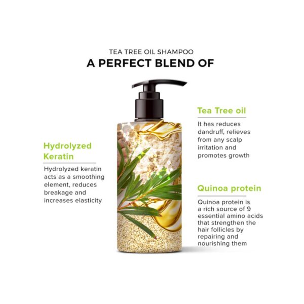De Fabulous Tea Tree Oil Shampoo (250ml) - De Fabulous