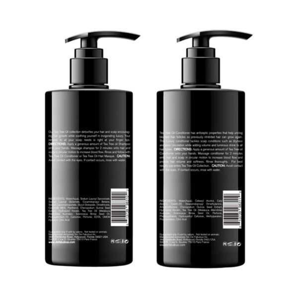 De Fabulous Tea Tree Oil Shampoo and Conditioner -(250 ml) Combo - De Fabulous
