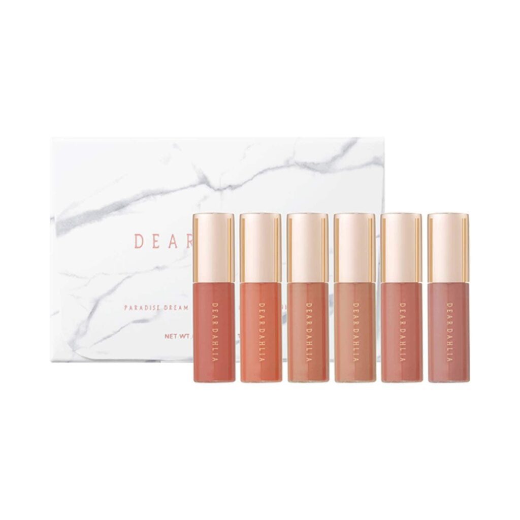 Dear Dahlia Paradise Dream Velvet Lip Mousse Mini - Teddy Bare Collection (6 pcs) - Dear Dahlia
