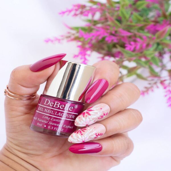 DeBelle Gel Nail Polish - Camellia Berry (8ml) - DeBelle