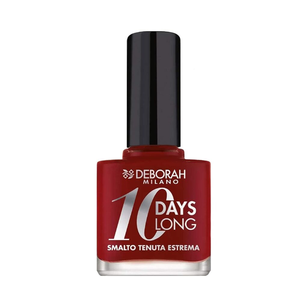 Deborah Milano 10 Days Long - 161 Dark Red Nail Polish (11ml) - Deborah Milano