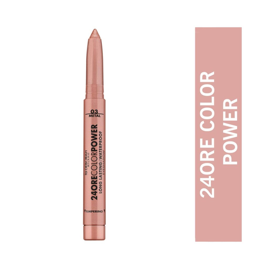 Deborah Milano 24Ore Color Power Long Lasting & Waterproof Eyeshadow Stick - 03 Rose Bronze (1.4g) - Deborah Milano