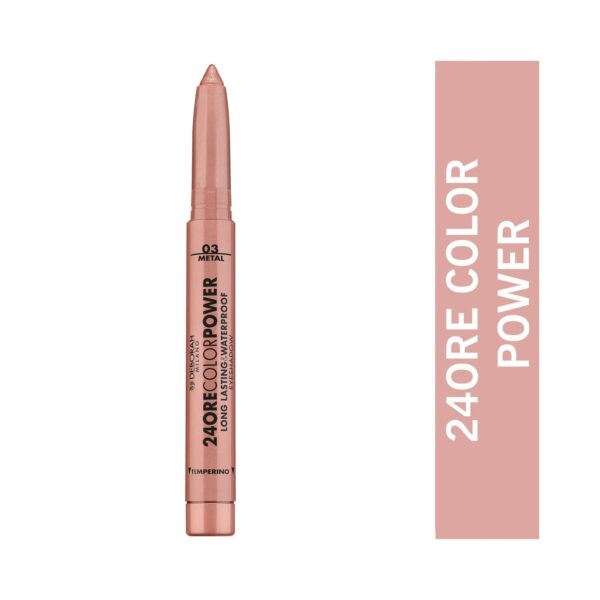 Deborah Milano 24Ore Color Power Long Lasting & Waterproof Eyeshadow Stick - 03 Rose Bronze (1.4g) - Deborah Milano