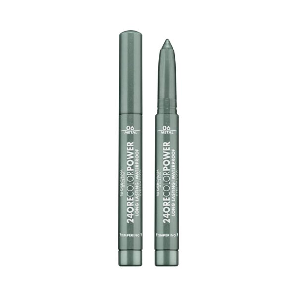 Deborah Milano 24Ore Color Power Long Lasting & Waterproof Eyeshadow Stick - 06 Golden Green (1.4g) - Deborah Milano