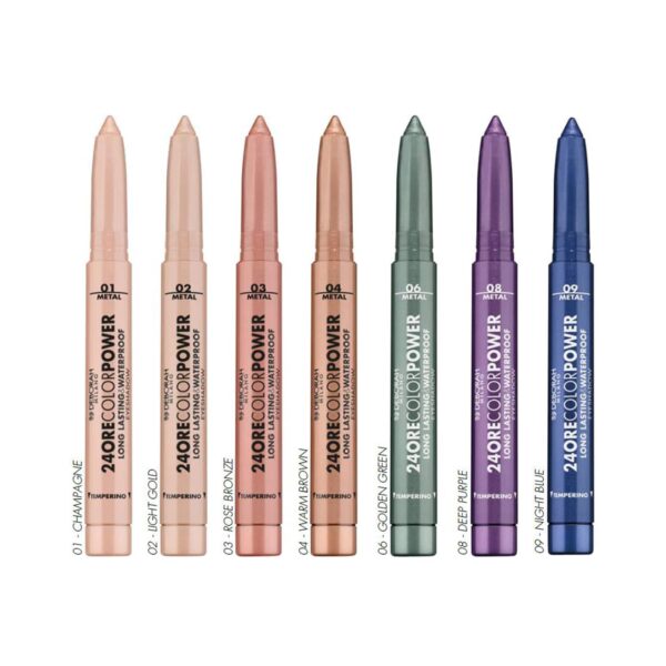 Deborah Milano 24Ore Color Power Long Lasting & Waterproof Eyeshadow Stick - 06 Golden Green (1.4g) - Deborah Milano