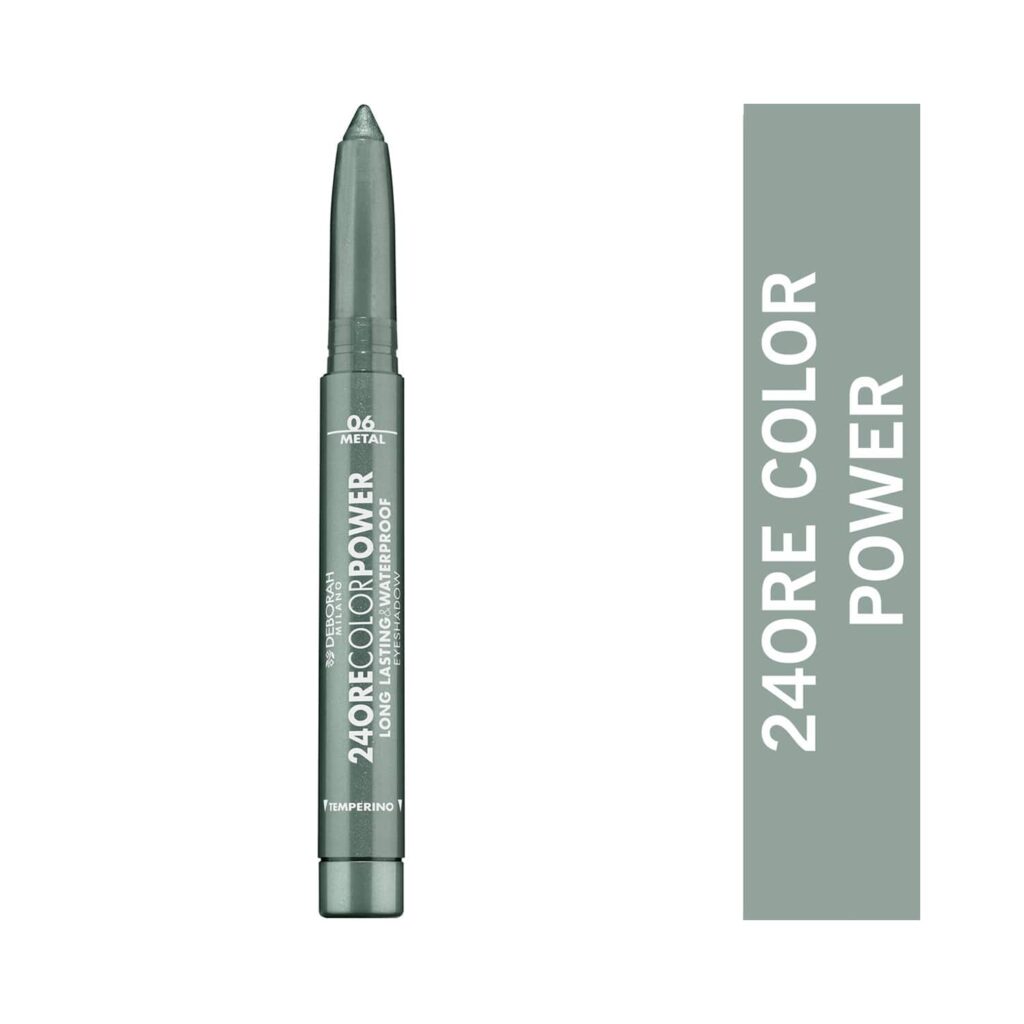 Deborah Milano 24Ore Color Power Long Lasting & Waterproof Eyeshadow Stick - 06 Golden Green (1.4g) - Deborah Milano