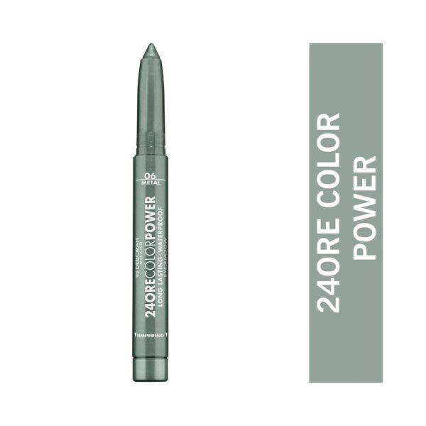 Deborah Milano 24Ore Color Power Long Lasting & Waterproof Eyeshadow Stick - 06 Golden Green (1.4g) - Deborah Milano