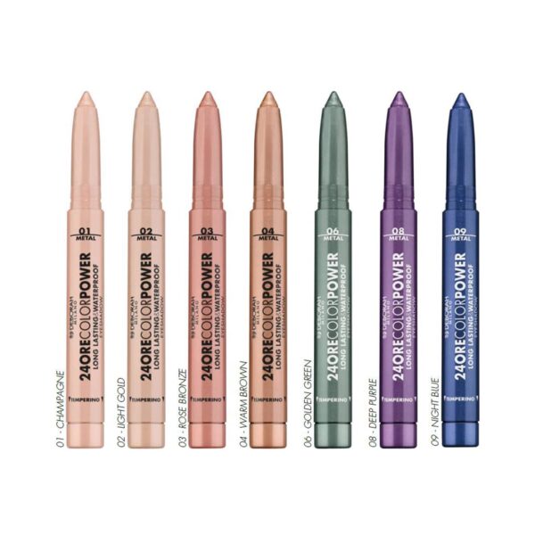 Deborah Milano 24Ore Color Power Long Lasting & Waterproof Eyeshadow Stick - 04 Warm Brown (1.4g) - Deborah Milano