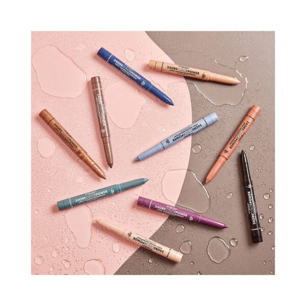 Deborah Milano 24Ore Color Power Long Lasting & Waterproof Eyeshadow Stick - 04 Warm Brown (1.4g) - Deborah Milano