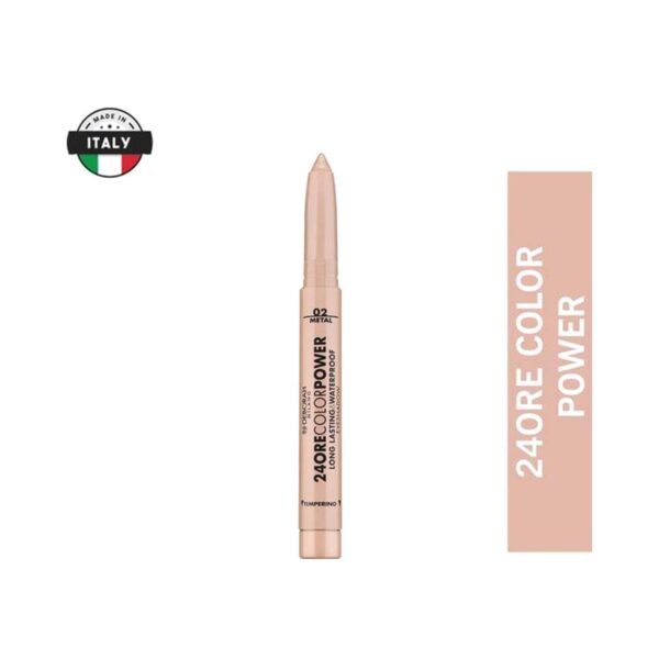 Deborah Milano 24Ore Color Power Long Lasting & Waterproof Eyeshadow Stick - 02 Light Gold (1.4g) - Deborah Milano