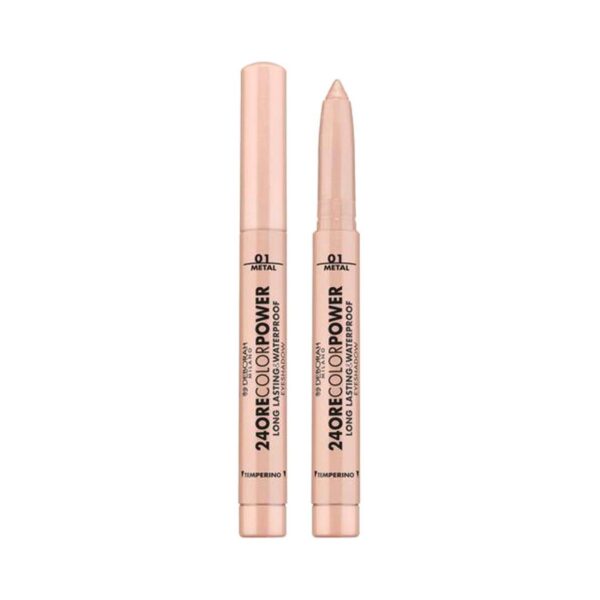 Deborah Milano 24Ore Color Power Long Lasting & Waterproof Eyeshadow Stick - 01 Champagne (1.4g) - Deborah Milano