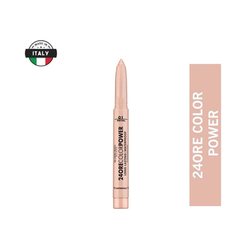 Deborah Milano 24Ore Color Power Long Lasting & Waterproof Eyeshadow Stick - 01 Champagne (1.4g) - Deborah Milano