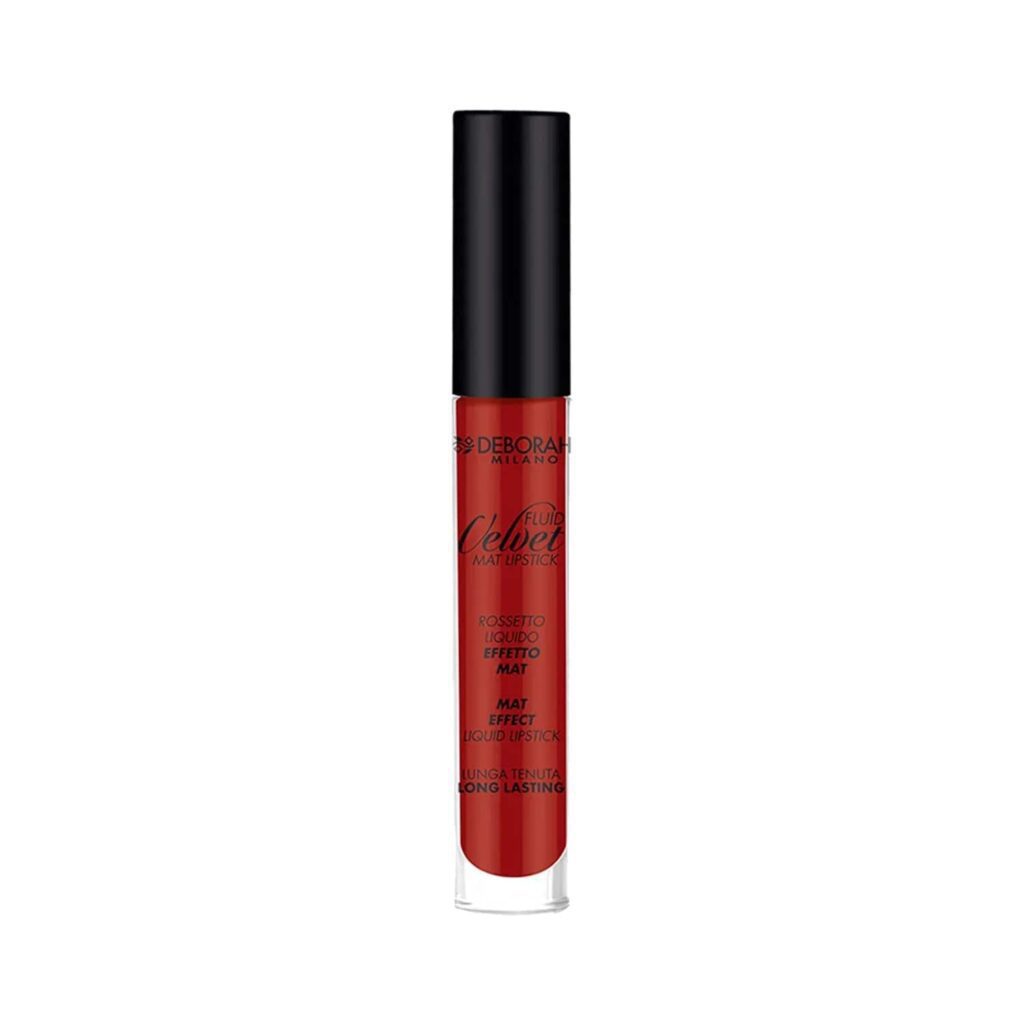 Deborah Milano Fluid Velvet Mat Lipstick - 14 Dark Red - Deborah Milano