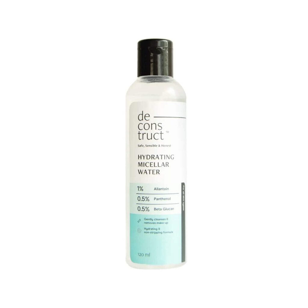 Deconstruct 1% Allantoin, 0.5% Panthenol, & 0.5% Beta glucan Micellar Water (120ml) - Deconstruct