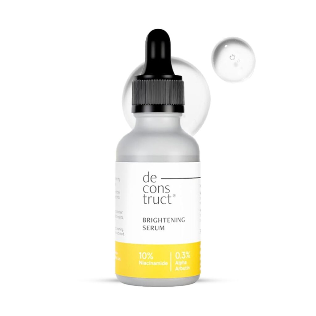 Deconstruct 10% Niacinamide Face Serum For Skin Brightening | Reduces Pigmentation & Dark Spots | 0.3% Alpha Arbutin Reduces Tan & Acne Marks | For Women & Men | Beginner...