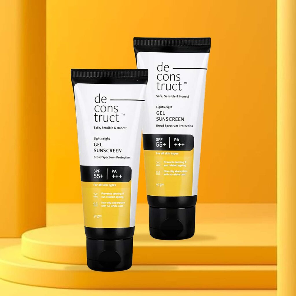 Deconstruct Pack of 2 Gel Sunscreen Combo (100 g) - Deconstruct