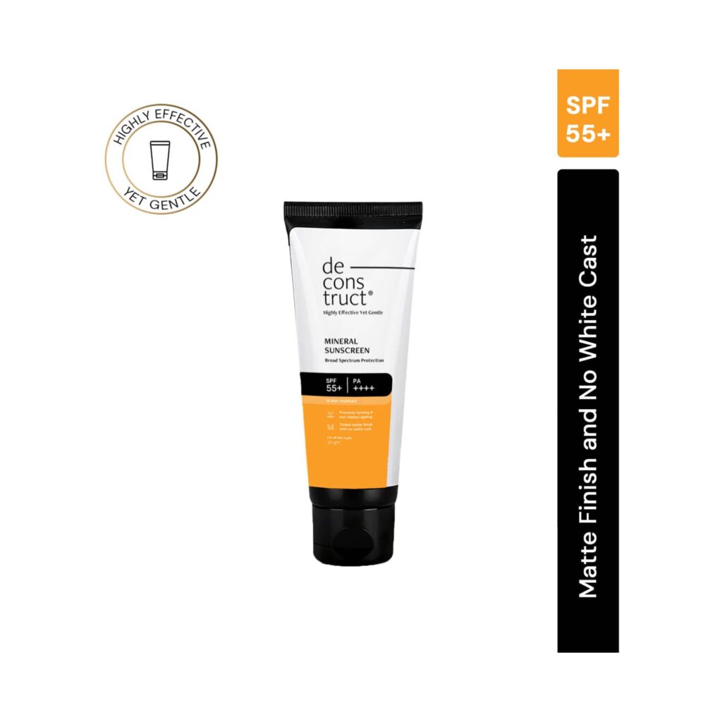 Deconstruct Tinted Matte Finish Mineral Sunscreen (50 g) - Deconstruct